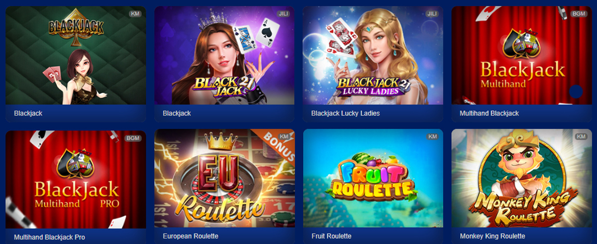 The PesoBet Roulette, Blackjack & Other Table Games